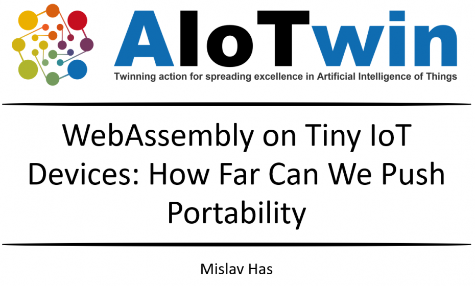 New Blog Post: WebAssembly on Tiny...